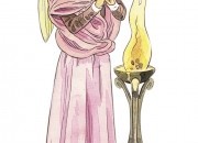 O Anjo que lhe traz a resposta é o Arcanjo Ezequiel