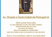 Oração de proteção para o mês de Julho - Rainha Santa Isabel