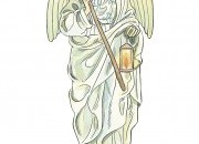 O Anjo que lhe traz a resposta é o Arcanjo Haniel