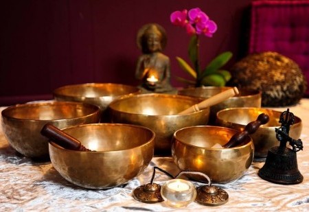 Ta&ccedil;as tibetanas - equil&iacute;brio do corpo e da mente